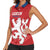 Custom Czech Republic 2024 Football Women Sleeveless Polo Shirt Jeden Tym Jeden Cil Czechia - Wonder Print Shop