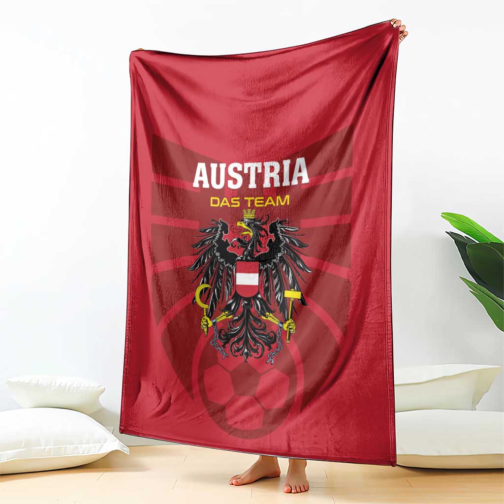 Austria 2024 Football Blanket Das Team Go Champions