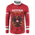 Custom Austria 2024 Football Button Sweatshirt Das Team Go Champions - Wonder Print Shop