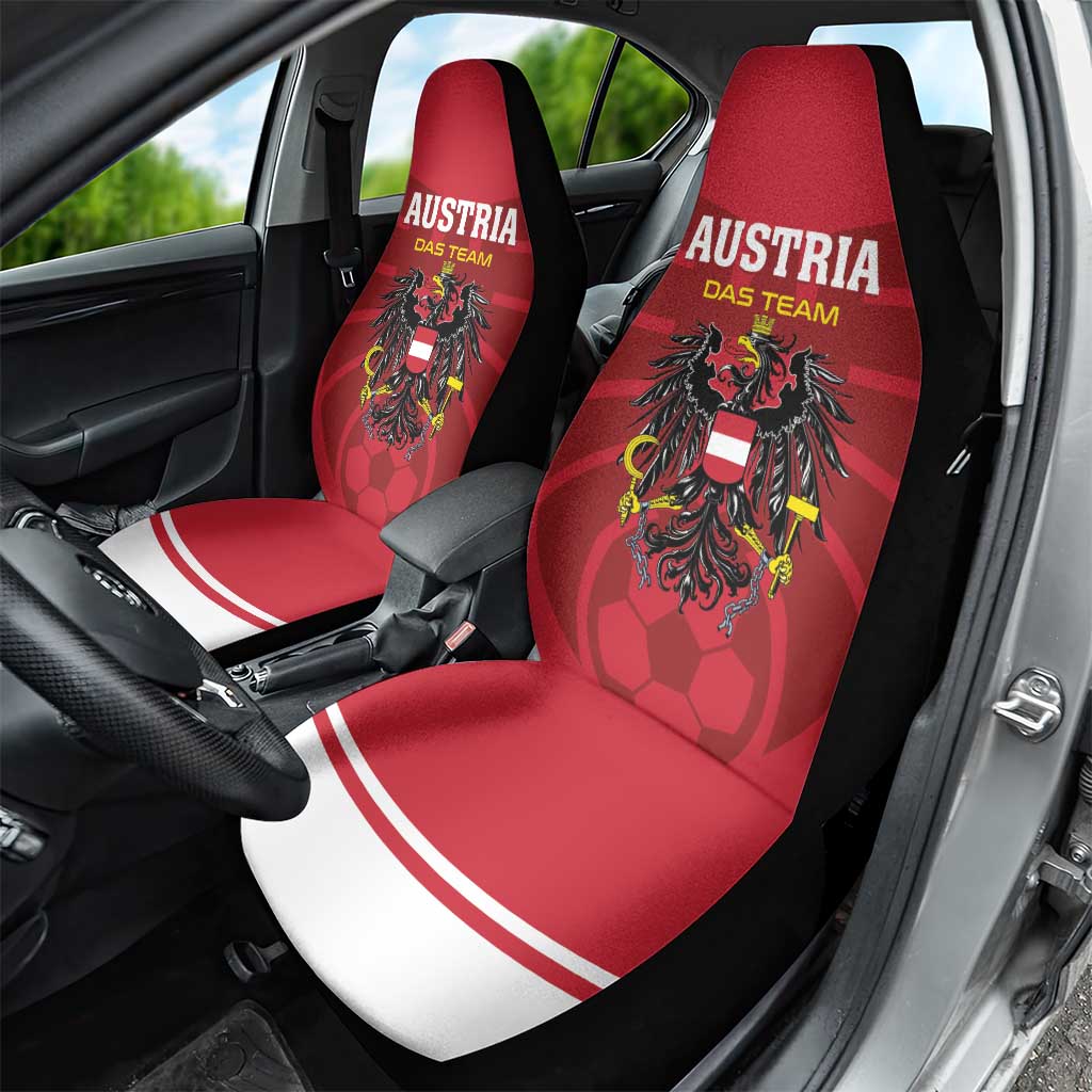 Austria 2024 Football Car Seat Cover Das Team Go Champions - Wonder Print Shop