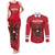 Custom Austria 2024 Football Couples Matching Tank Maxi Dress and Long Sleeve Button Shirt Das Team Go Champions - Wonder Print Shop
