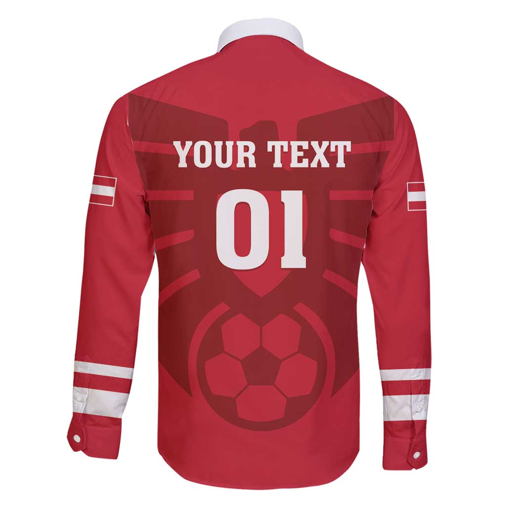 Custom Austria 2024 Football Family Matching Long Sleeve Bodycon Dress and Hawaiian Shirt Das Team Go Champions - Wonder Print Shop