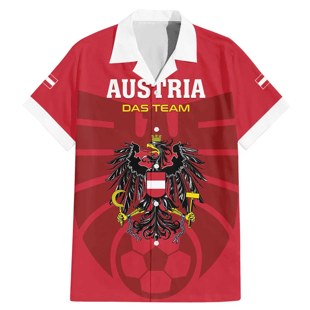 Custom Austria 2024 Football Family Matching Mermaid Dress and Hawaiian Shirt Das Team Go Champions - Wonder Print Shop