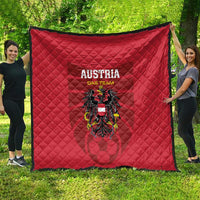 Austria 2024 Football Quilt Das Team Go Champions - Wonder Print Shop