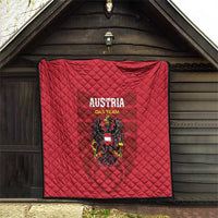 Austria 2024 Football Quilt Das Team Go Champions - Wonder Print Shop