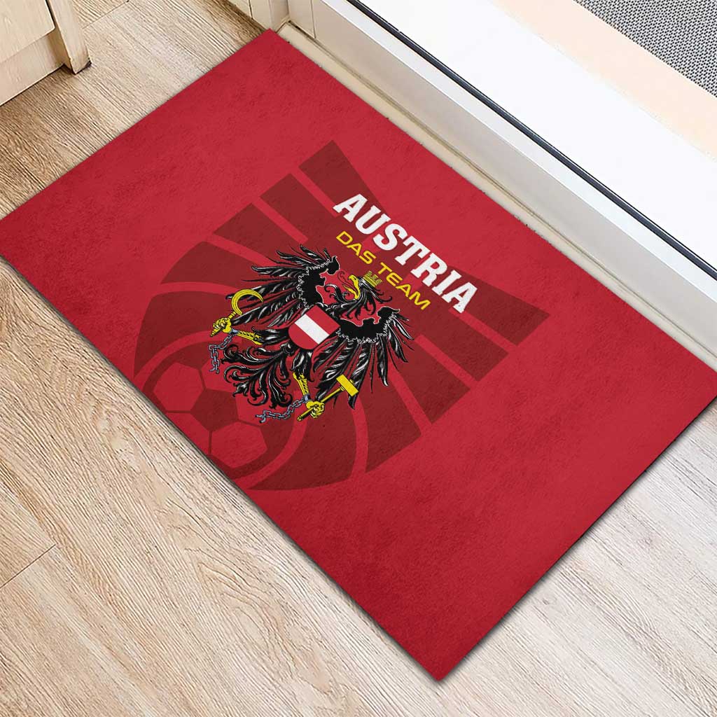 Austria 2024 Football Rubber Doormat Das Team Go Champions - Wonder Print Shop