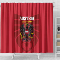 Austria 2024 Football Shower Curtain Das Team Go Champions