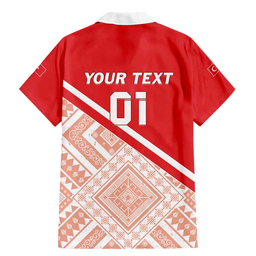 Custom Turkey 2024 Football Family Matching Mermaid Dress and Hawaiian Shirt Ay Yldzllar Biz Bitti Demeden Bitmez - Wonder Print Shop