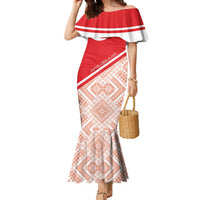 Custom Turkey 2024 Football Family Matching Mermaid Dress and Hawaiian Shirt Ay Yldzllar Biz Bitti Demeden Bitmez - Wonder Print Shop