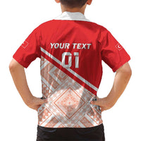 Custom Turkey 2024 Football Family Matching Short Sleeve Bodycon Dress and Hawaiian Shirt Ay Yldzllar Biz Bitti Demeden Bitmez - Wonder Print Shop