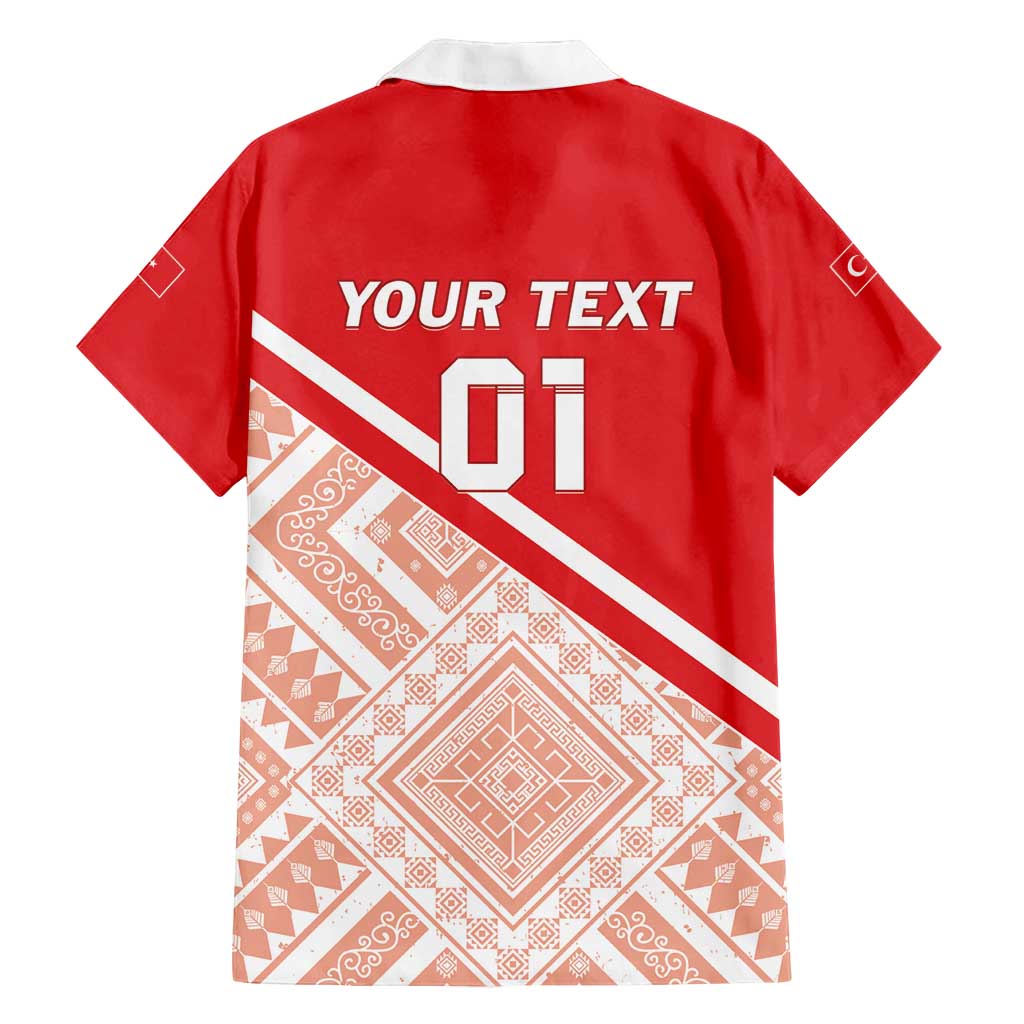 Custom Turkey 2024 Football Family Matching Summer Maxi Dress and Hawaiian Shirt Ay Yldzllar Biz Bitti Demeden Bitmez - Wonder Print Shop