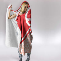 Turkey 2024 Football Hooded Blanket Ay Yıldızlılar Biz Bitti Demeden Bitmez