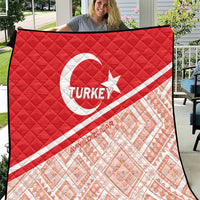 Turkey 2024 Football Quilt Ay Yldzllar Biz Bitti Demeden Bitmez - Wonder Print Shop