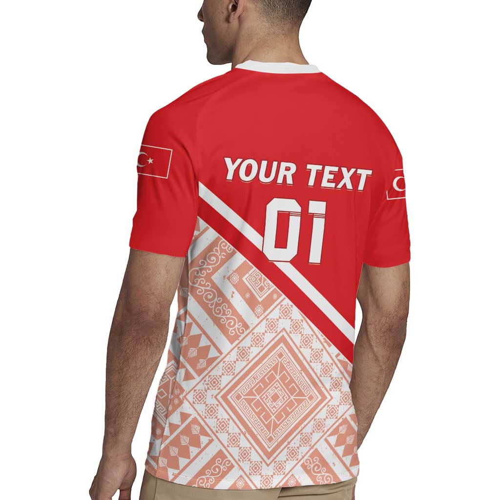 Custom Turkey 2024 Football Rugby Jersey Ay Yldzllar Biz Bitti Demeden Bitmez - Wonder Print Shop