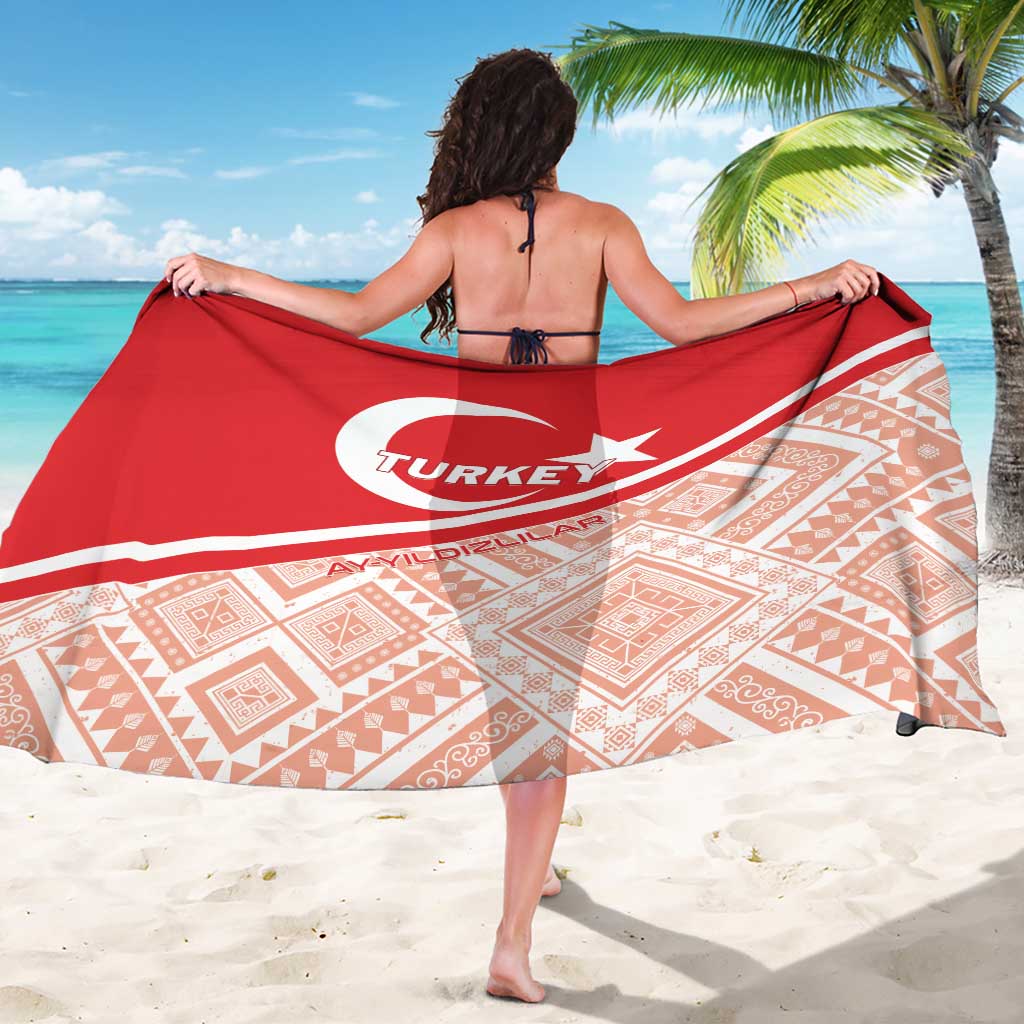 Turkey 2024 Football Sarong Ay Yldzllar Biz Bitti Demeden Bitmez - Wonder Print Shop