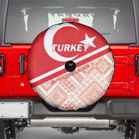 Turkey 2024 Football Spare Tire Cover Ay Yldzllar Biz Bitti Demeden Bitmez - Wonder Print Shop