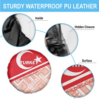 Turkey 2024 Football Spare Tire Cover Ay Yldzllar Biz Bitti Demeden Bitmez - Wonder Print Shop