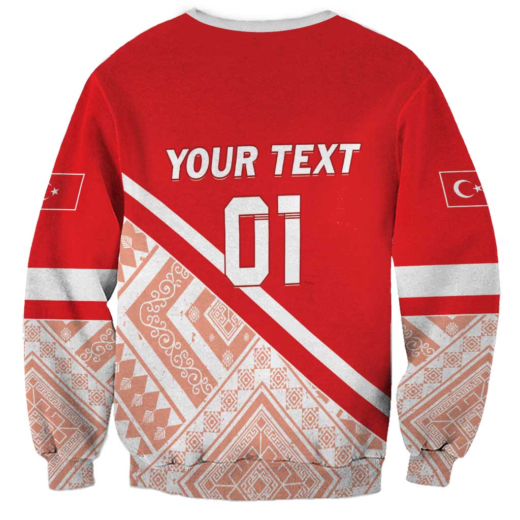 Custom Turkey 2024 Football Sweatshirt Ay Yldzllar Biz Bitti Demeden Bitmez - Wonder Print Shop