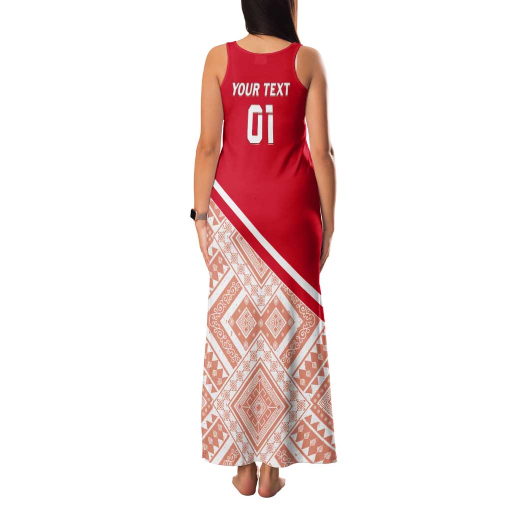 Custom Turkey 2024 Football Tank Maxi Dress Ay Yldzllar Biz Bitti Demeden Bitmez - Wonder Print Shop