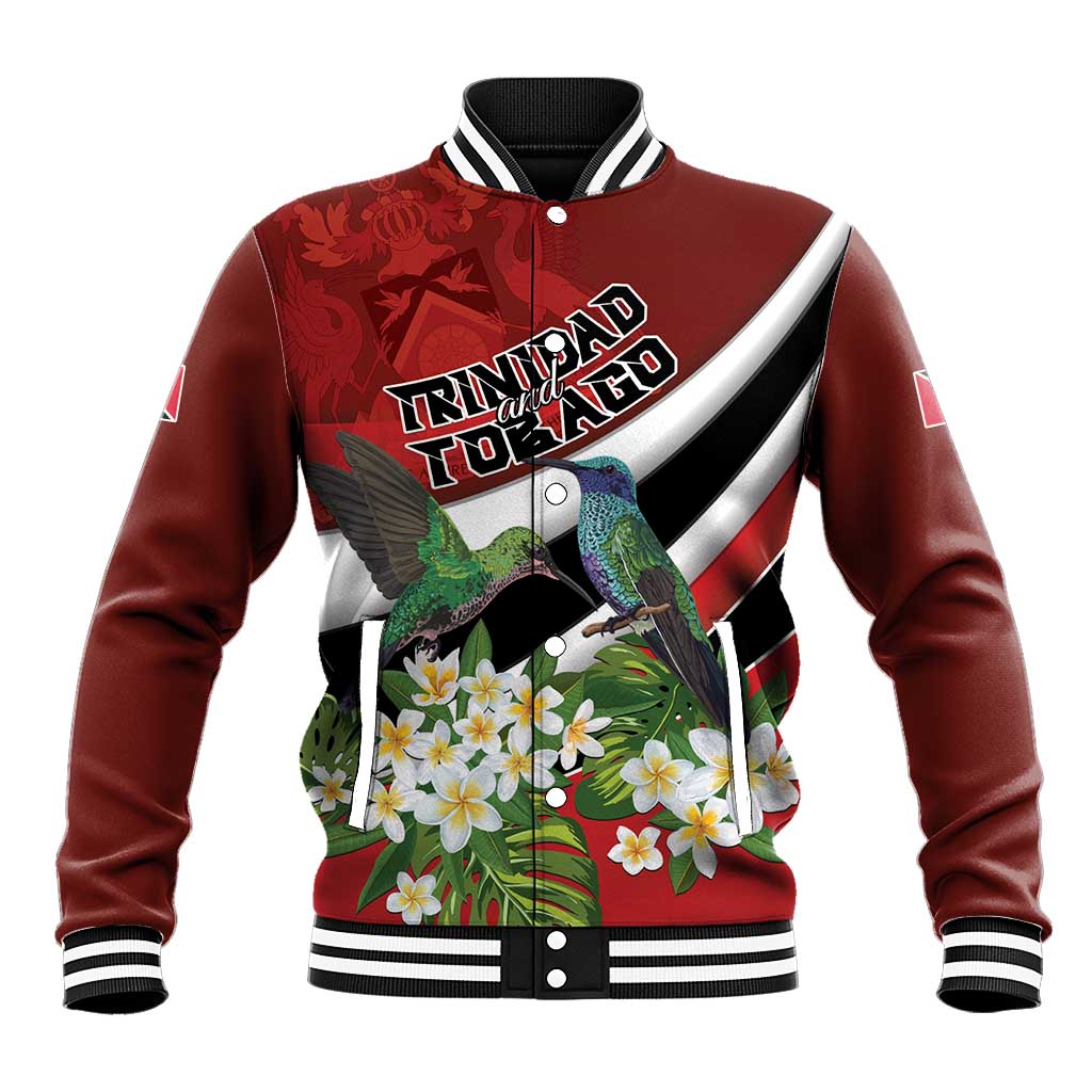 Personalized Trinidad and Tobago Baseball Jacket Cairi Land of the Humming Bird - Wonder Print Shop