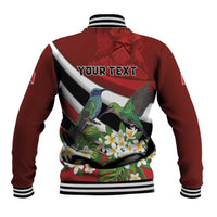 Personalized Trinidad and Tobago Baseball Jacket Cairi Land of the Humming Bird - Wonder Print Shop
