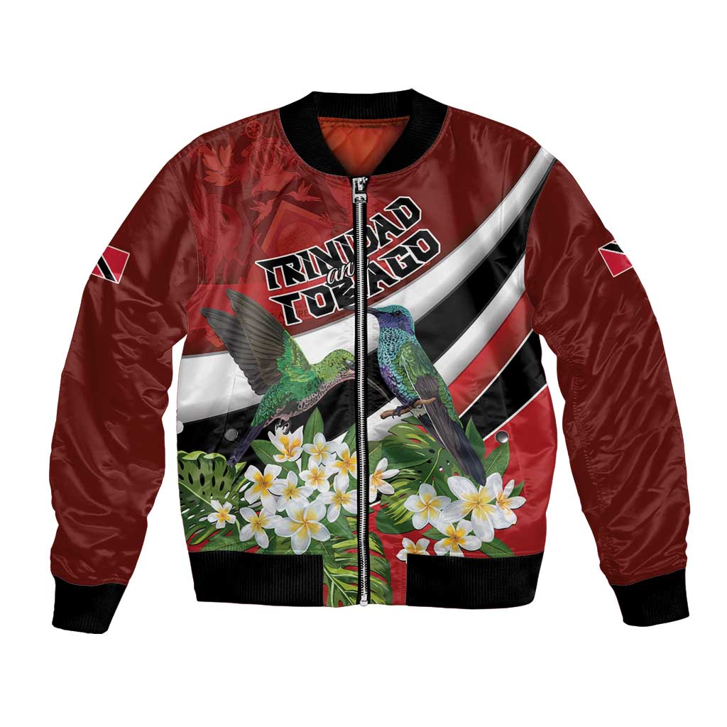 Personalized Trinidad and Tobago Bomber Jacket Cairi Land of the Humming Bird - Wonder Print Shop