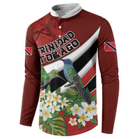 Personalized Trinidad and Tobago Button Sweatshirt Cairi Land of the Humming Bird - Wonder Print Shop