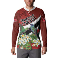 Personalized Trinidad and Tobago Button Sweatshirt Cairi Land of the Humming Bird - Wonder Print Shop