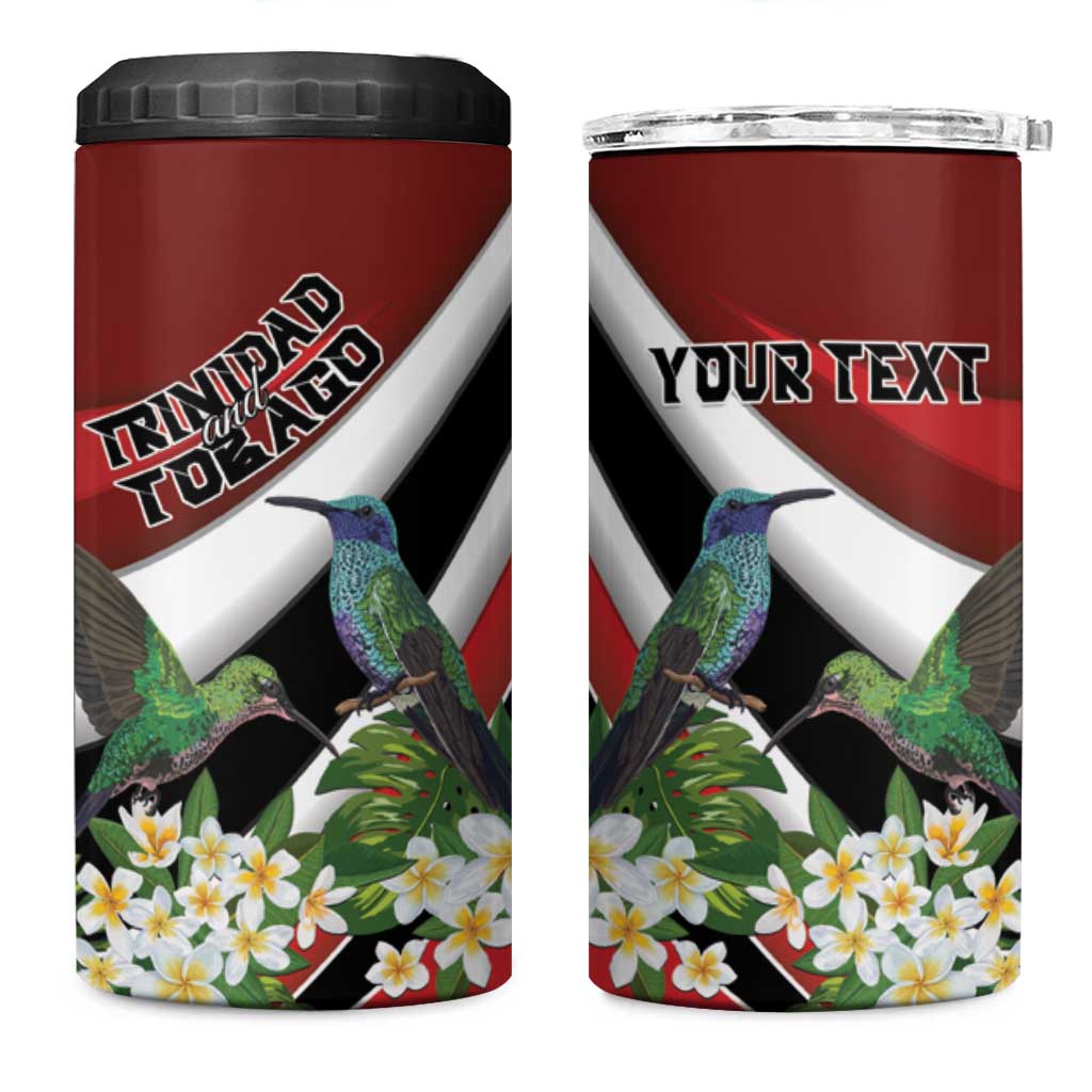 Personalized Trinidad and Tobago 4 in 1 Can Cooler Tumbler Cairi Land of the Humming Bird - Wonder Print Shop
