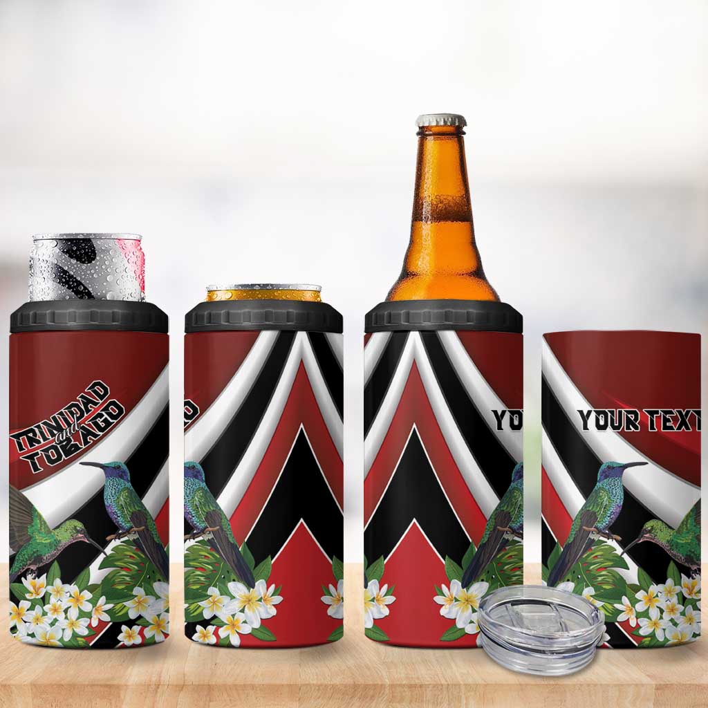 Personalized Trinidad and Tobago 4 in 1 Can Cooler Tumbler Cairi Land of the Humming Bird - Wonder Print Shop