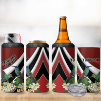 Personalized Trinidad and Tobago 4 in 1 Can Cooler Tumbler Cairi Land of the Humming Bird - Wonder Print Shop