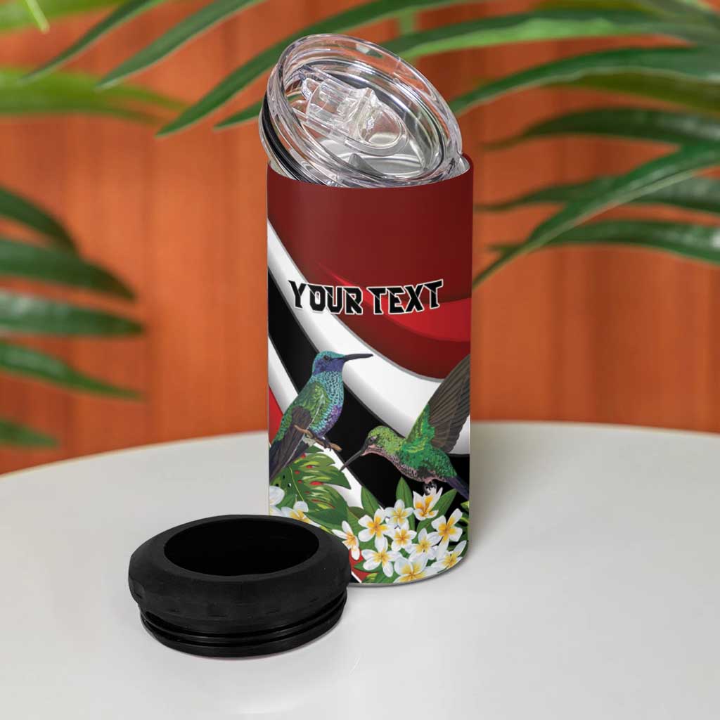 Personalized Trinidad and Tobago 4 in 1 Can Cooler Tumbler Cairi Land of the Humming Bird - Wonder Print Shop