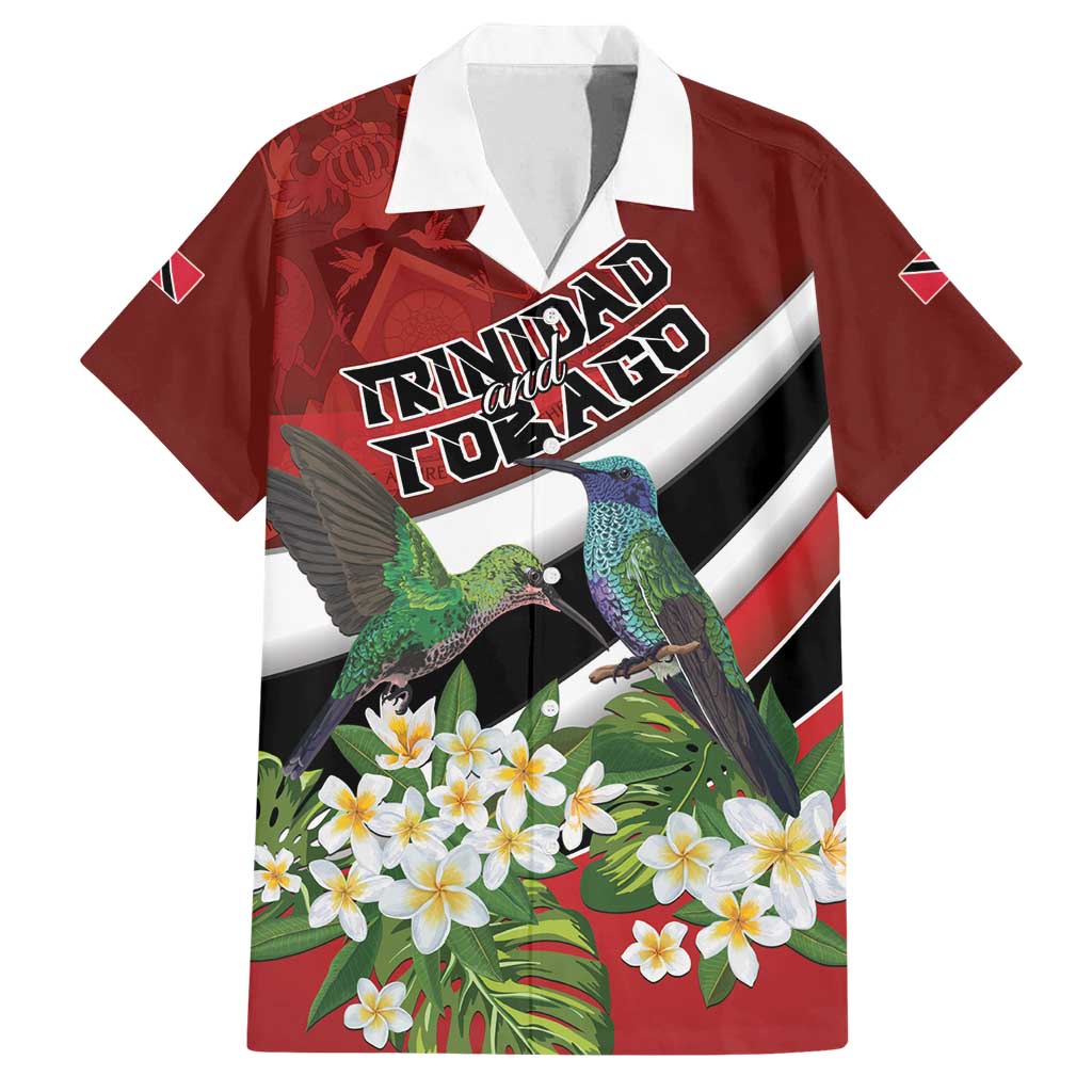 Personalized Trinidad and Tobago Family Matching Long Sleeve Bodycon Dress and Hawaiian Shirt Cairi Land of the Humming Bird - Wonder Print Shop