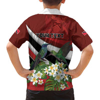 Personalized Trinidad and Tobago Family Matching Puletasi and Hawaiian Shirt Cairi Land of the Humming Bird - Wonder Print Shop