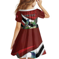 Personalized Trinidad and Tobago Family Matching Summer Maxi Dress and Hawaiian Shirt Cairi Land of the Humming Bird - Wonder Print Shop