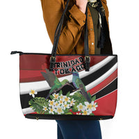 Trinidad and Tobago Leather Tote Bag Cairi Land of the Humming Bird - Wonder Print Shop