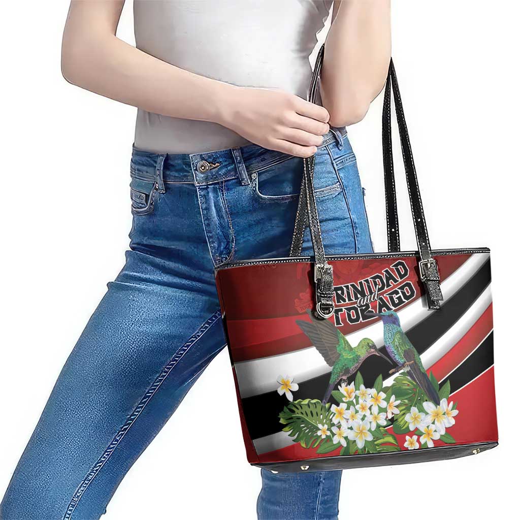Trinidad and Tobago Leather Tote Bag Cairi Land of the Humming Bird - Wonder Print Shop