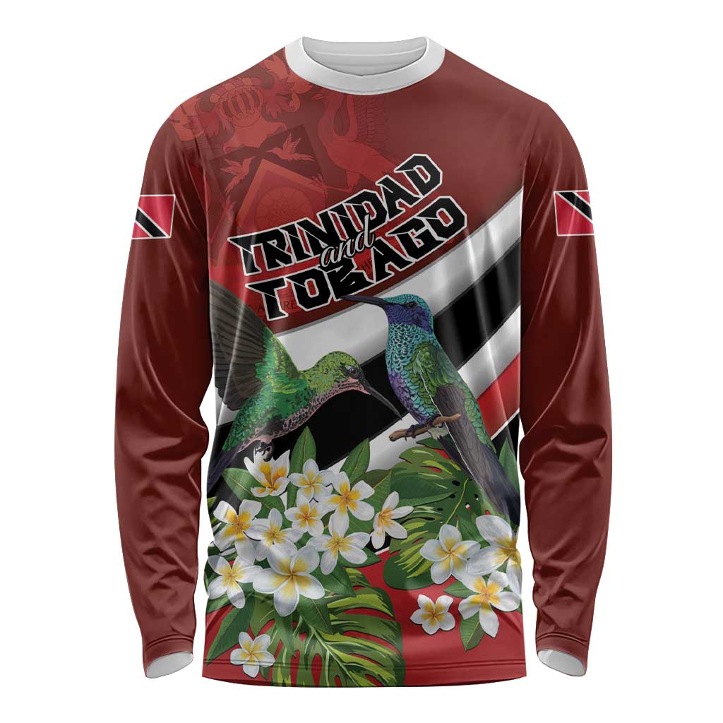 Personalized Trinidad and Tobago Long Sleeve Shirt Cairi Land of the Humming Bird - Wonder Print Shop