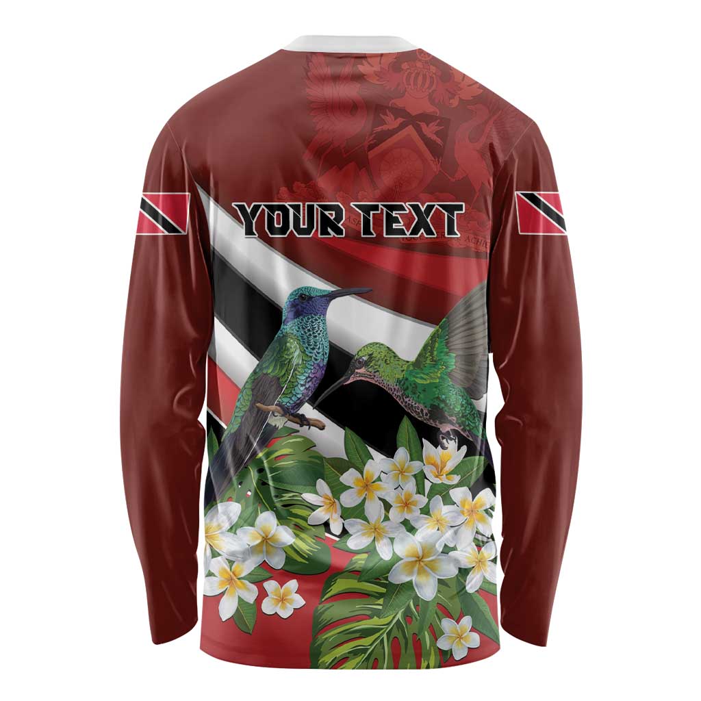 Personalized Trinidad and Tobago Long Sleeve Shirt Cairi Land of the Humming Bird - Wonder Print Shop