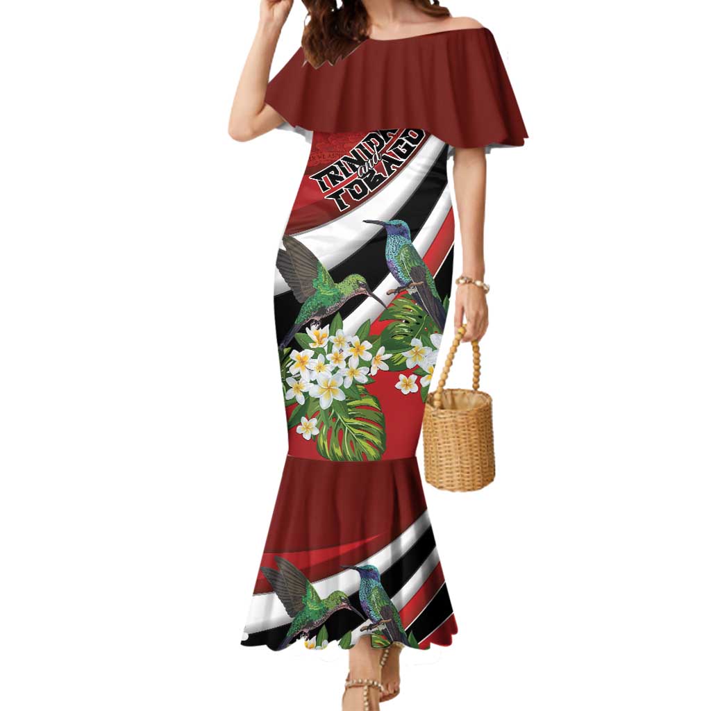 Personalized Trinidad and Tobago Mermaid Dress Cairi Land of the Humming Bird - Wonder Print Shop