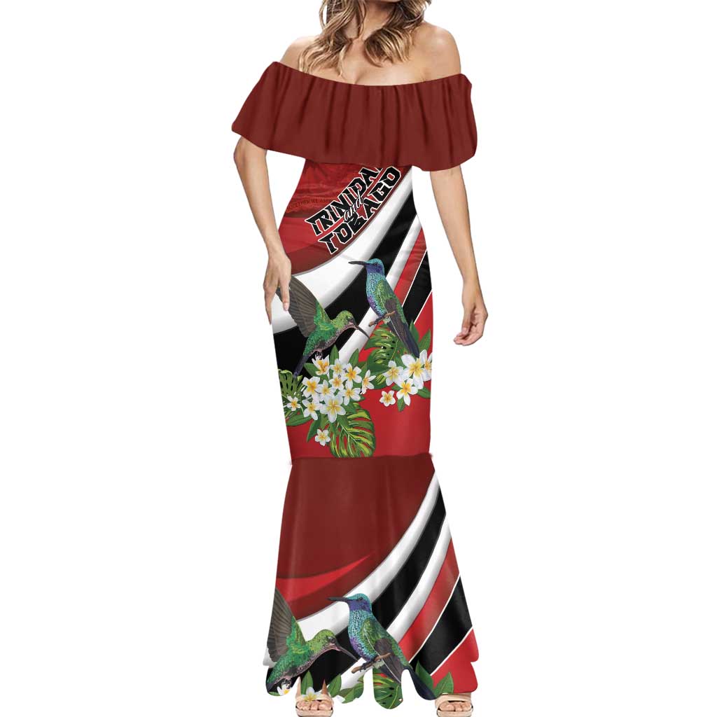 Personalized Trinidad and Tobago Mermaid Dress Cairi Land of the Humming Bird - Wonder Print Shop