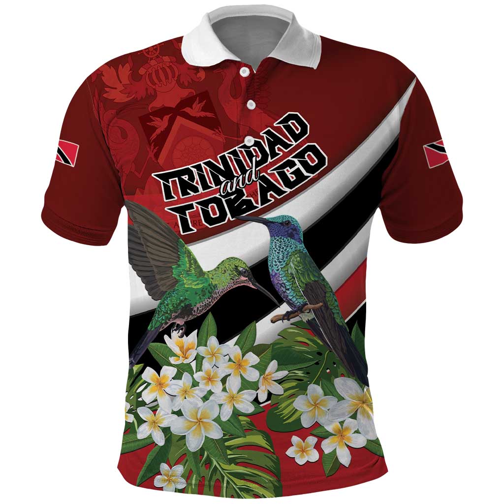 Personalized Trinidad and Tobago Polo Shirt Cairi Land of the Humming Bird - Wonder Print Shop