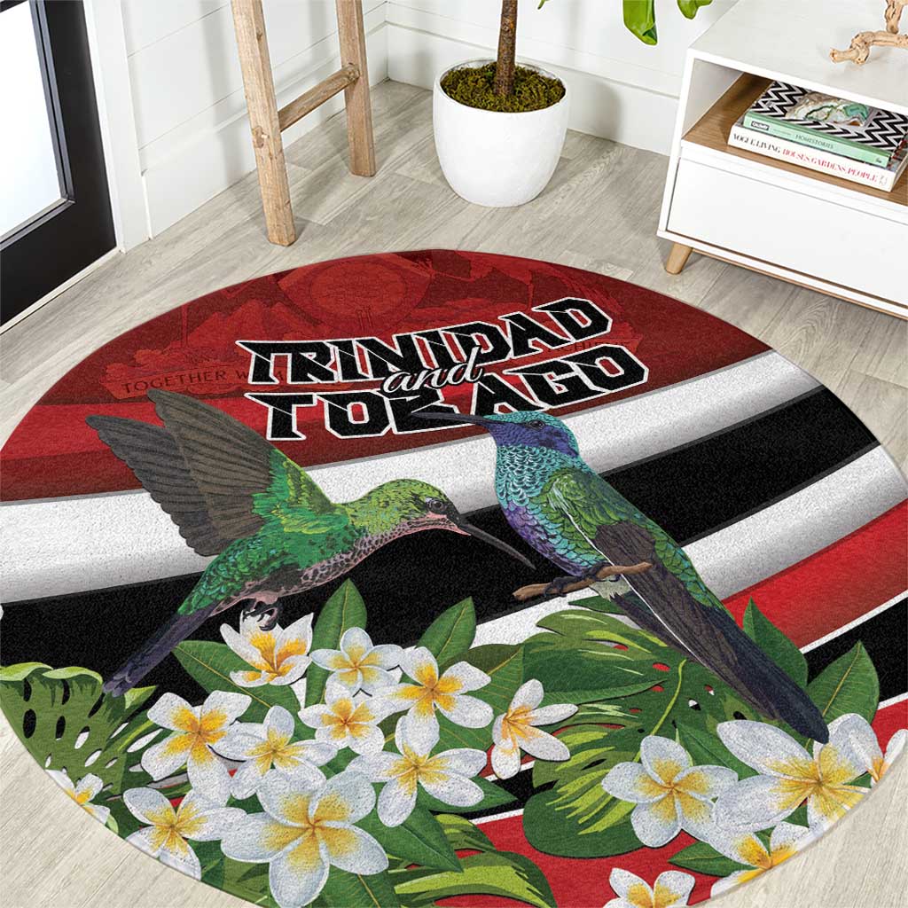 Trinidad and Tobago Round Carpet Cairi Land of the Humming Bird - Wonder Print Shop