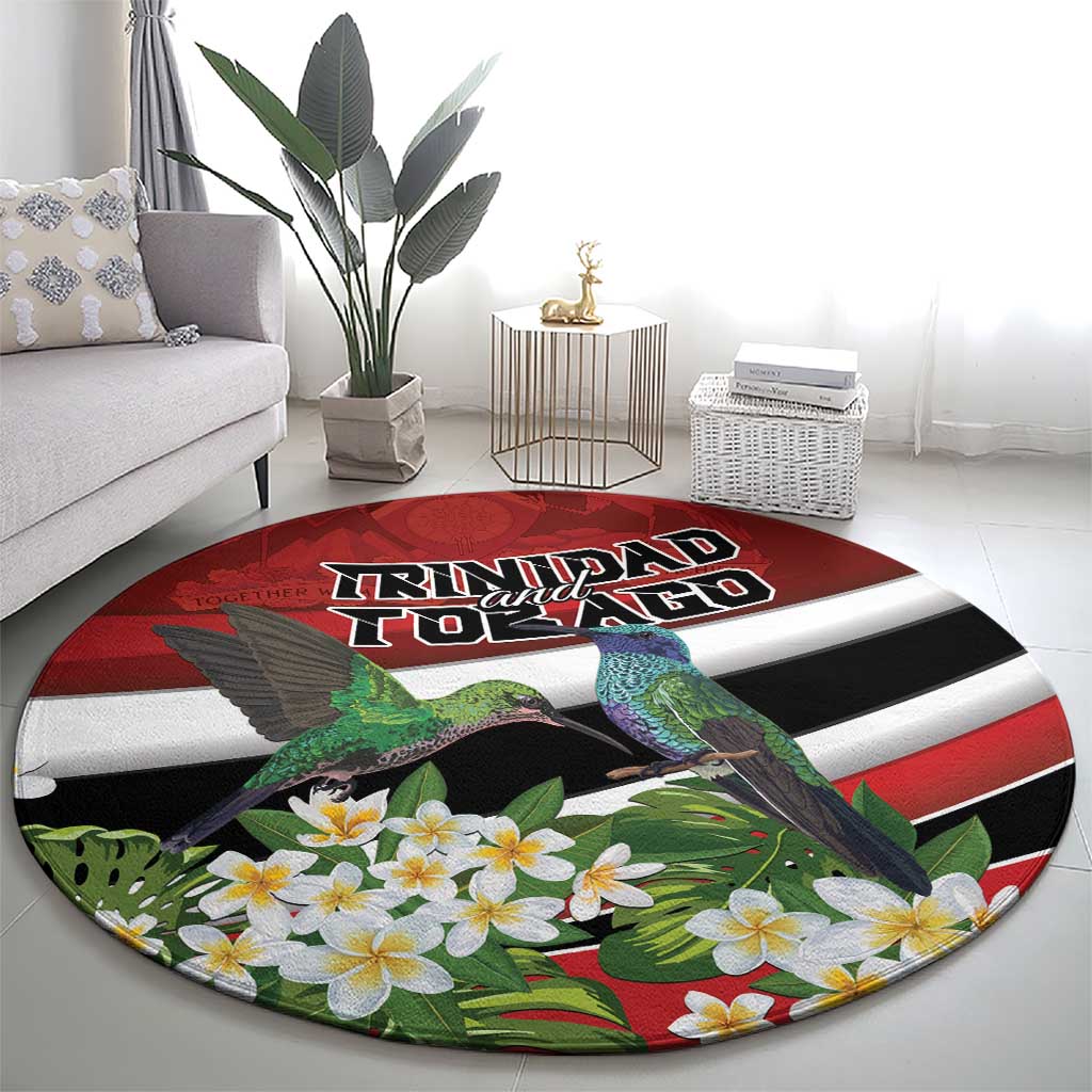 Trinidad and Tobago Round Carpet Cairi Land of the Humming Bird - Wonder Print Shop