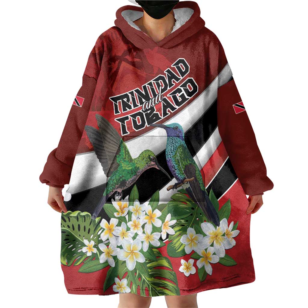 Personalized Trinidad and Tobago Wearable Blanket Hoodie Cairi Land of the Humming Bird - Wonder Print Shop