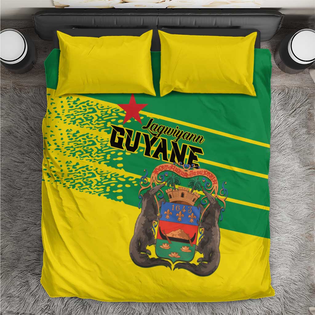 French Guiana Bedding Set Lagwiyann In My Heart - Wonder Print Shop