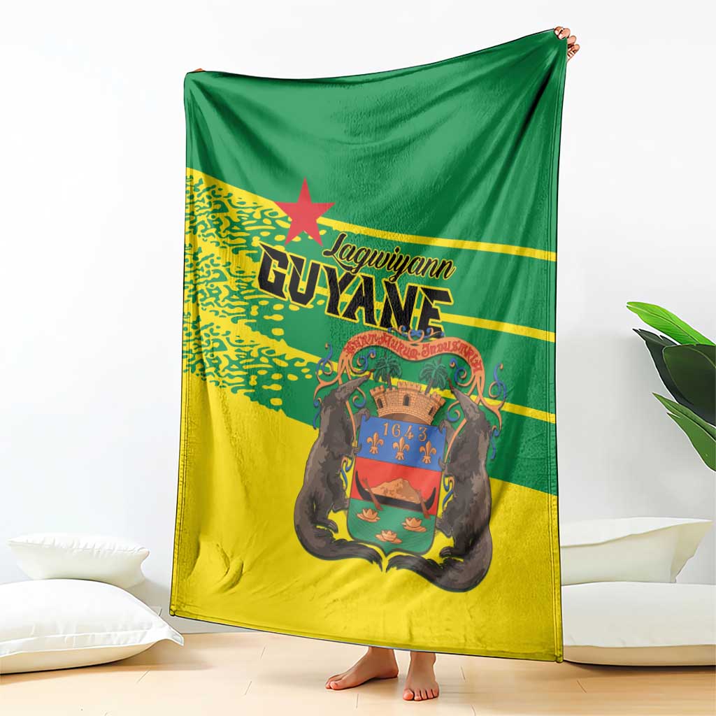 French Guiana Blanket Lagwiyann In My Heart - Wonder Print Shop