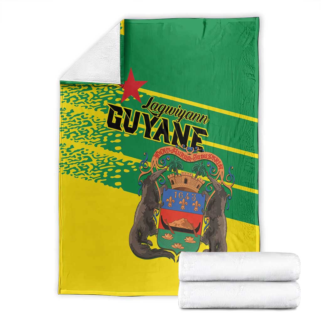 French Guiana Blanket Lagwiyann In My Heart - Wonder Print Shop