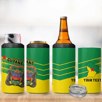 Personalized French Guiana 4 in 1 Can Cooler Tumbler Lagwiyann In My Heart - Wonder Print Shop