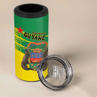 Personalized French Guiana 4 in 1 Can Cooler Tumbler Lagwiyann In My Heart - Wonder Print Shop